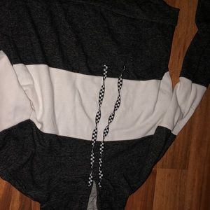 cropped hoodie
